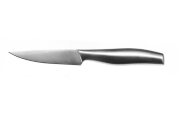 silver knife isolated