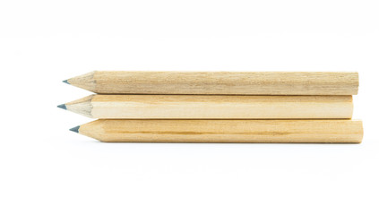 Wooden Pencil isolated on white background