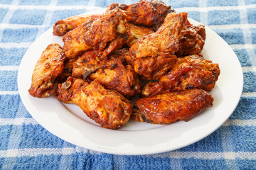 Chicken Wings with Mesquite Sauce