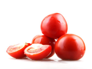 tomato on white