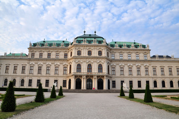 Fototapeta premium Schloss Belvedere in Wien, Österreich