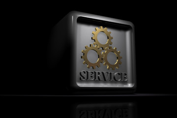 Service Cube Zahnrad
