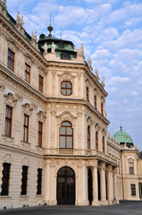 Fototapeta na wymiar Schloss Belvedere in Wien, Österreich