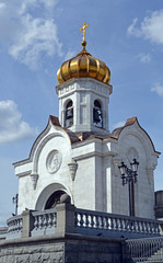 Fototapeta na wymiar Fasada kościoła Preobrazhenskaya