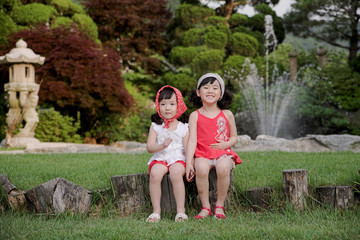 Obraz premium 소년; 아이;남자아이;소녀;여자아이;