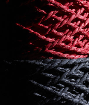 Black And Red Twine