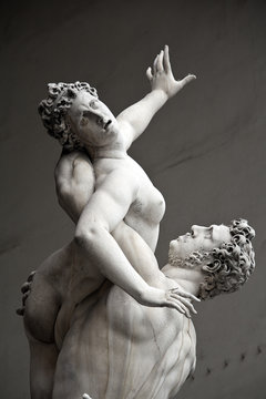 "The Rape of the Sabine Women" by Giambologna, Florence