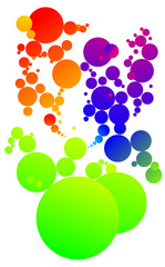 Schönes Kreismuster mit Verlauf