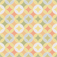 abstract retro geometric seamless pattern