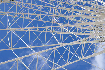 Structure of Ferris wheel in Thailand