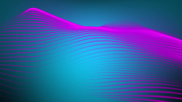 Purple lines energy on blue background