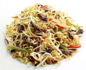 noodles with beef