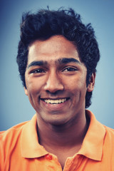Fototapeta premium smiling portrait man