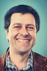 Obraz premium smiling portrait man