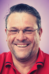 smiling portrait man