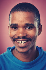 smiling portrait man