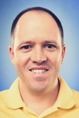 smiling portrait man