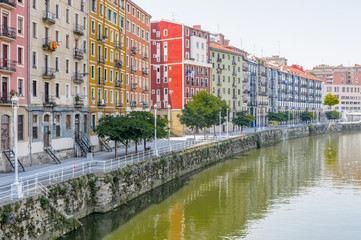 Obraz premium Buildings in Bilbao city