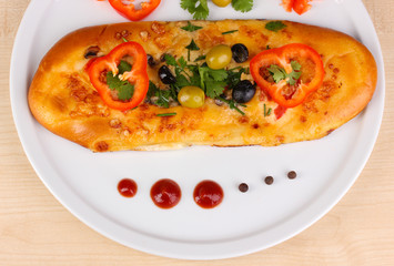 Delicious slice of pizza