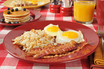 Bacon and eggs