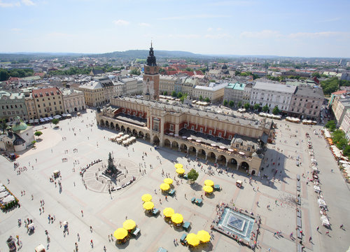 Fototapeta rynek i sukiennice w krakowie