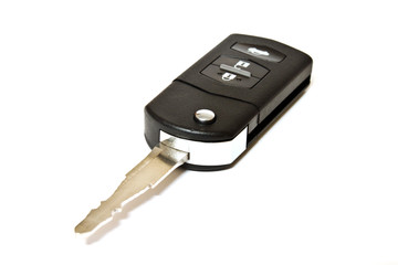 car key isolated on white