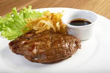 grilled t-bone steak