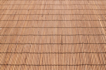 Bamboo straw background mat