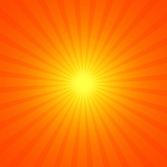 background with orange rays