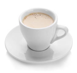 Fototapeta premium Cup of coffee, isolated on white