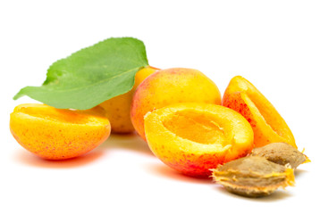 Naklejka na ściany i meble Apricot fruit