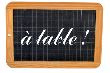 A table