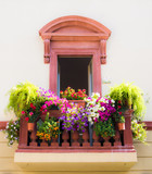Balcone in fiore