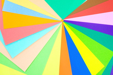 Colored papers background
