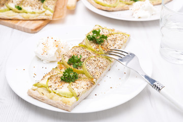 piece of cake with zucchini