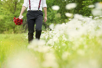 Handsome groom