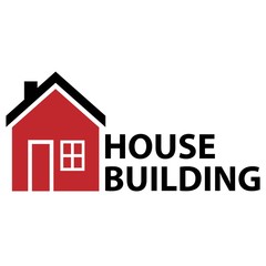 House Building logo - obrazy, fototapety, plakaty