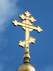 Obraz premium Three-barred cross