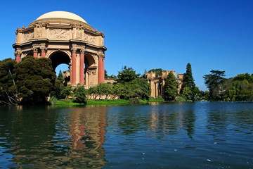 Palace of Fine Arts in San Francisco, California