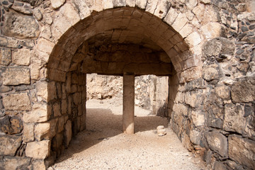 Ancient ruins in Israel travel