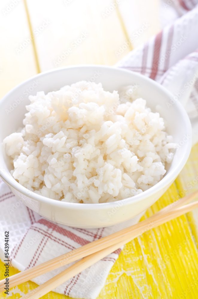 Poster boiled rice