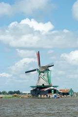 Wall murals Mills Windmills at Dutch Zaanse Schans
