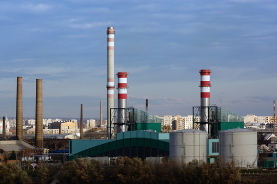 Csepel Power Station in Budapest, Hungary