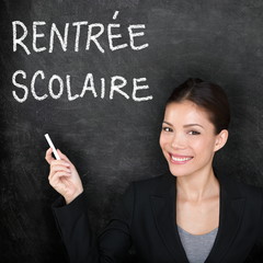 Rentree Scolaire - French teacher back to school