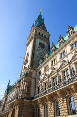 Fototapeta premium The city hall of Hamburg