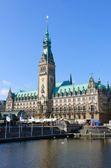 Fototapeta premium The city hall of Hamburg