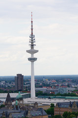 Obraz premium TV Tower (Fernsehturm) in Hamburg, Germany