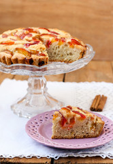 Cinnamon plum cake