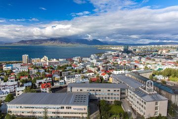 Fototapeta premium City view of Reykjavik, Iceland
