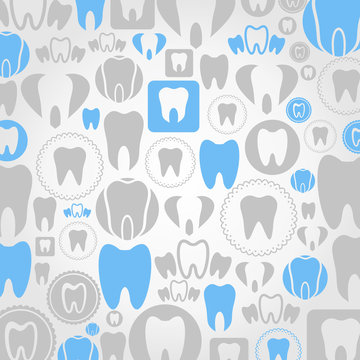 Tooth a background